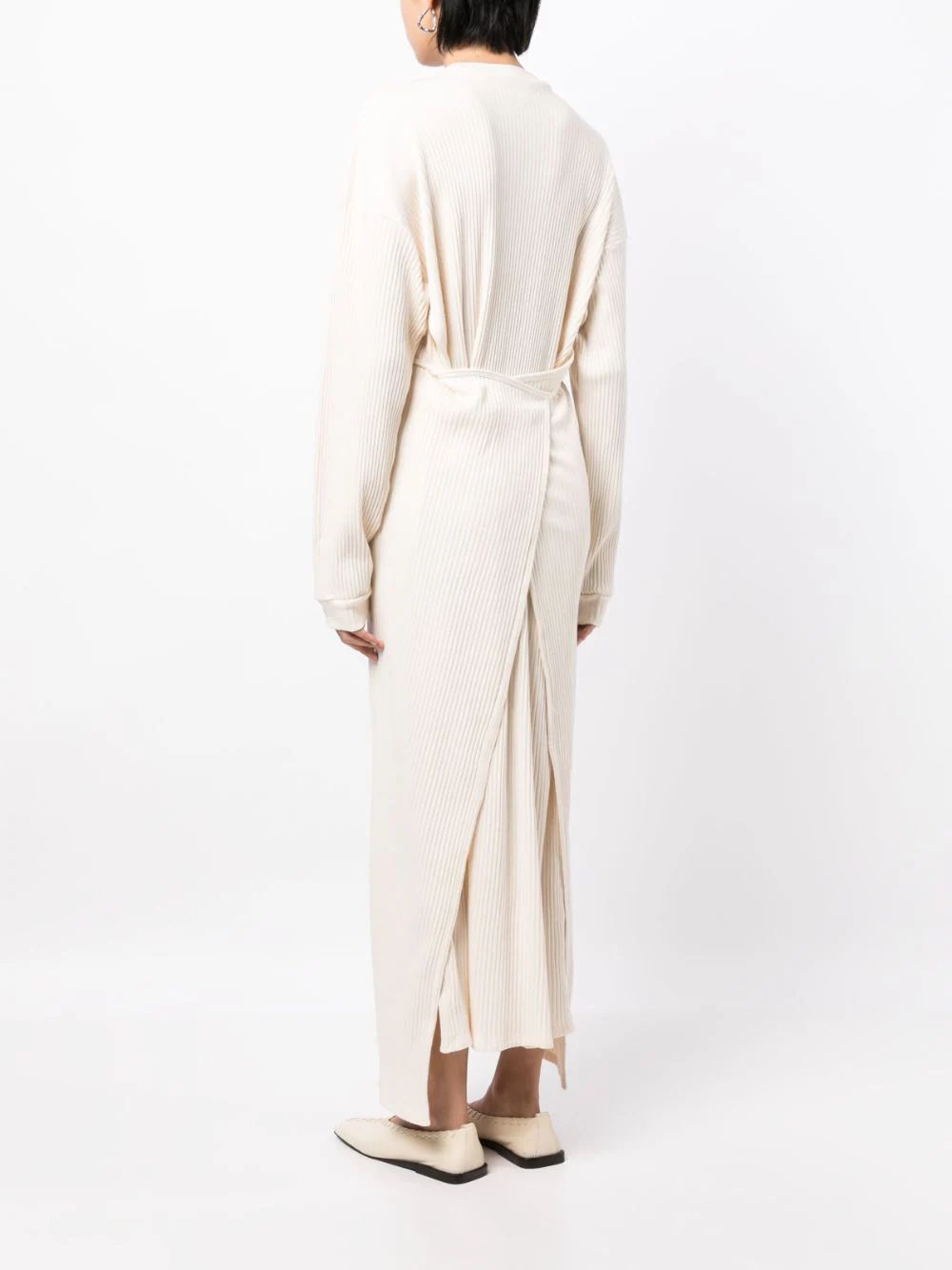 Baserange wrap-design Organic Cotton Midi Dress - Farfetch | Farfetch Global