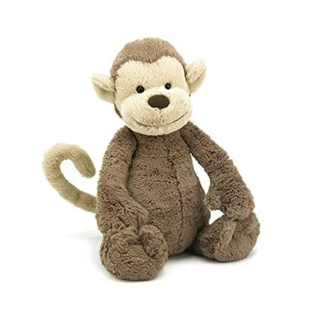 Jellycat Bashful Monkey Stuffed Animal Medium 12 inches | Walmart (US)