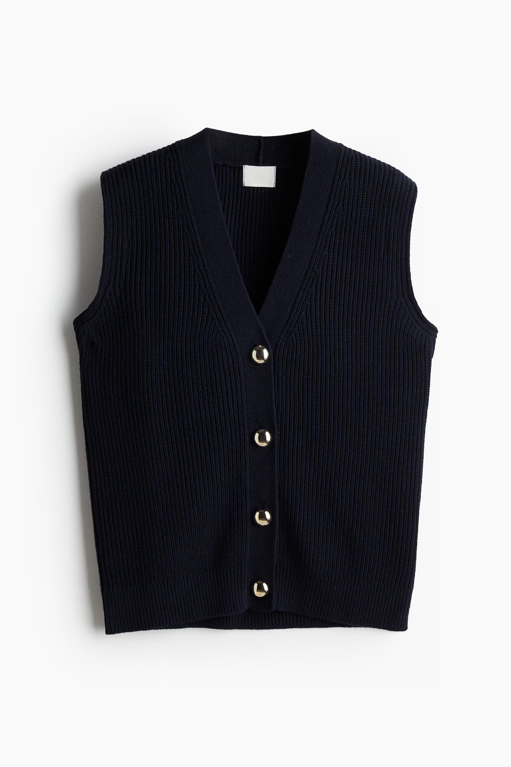 Rib-knit sweater vest | H&M (UK, MY, IN, SG, PH, TW, HK)