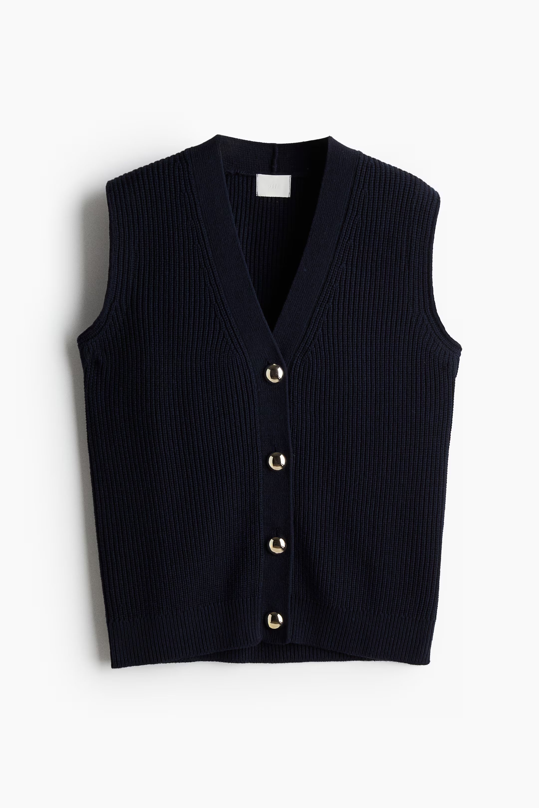 Rib-knit sweater vest | H&M (UK, MY, IN, SG, PH, TW, HK)