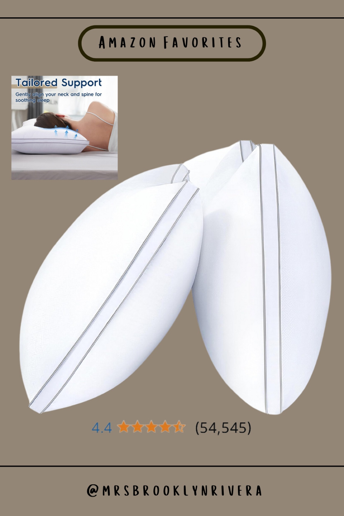 Our AirBnB has these pillows and now I’m obsessed!! Best sleep ever. 

#LTKFindsUnder50 #LTKHome #LTKSaleAlert