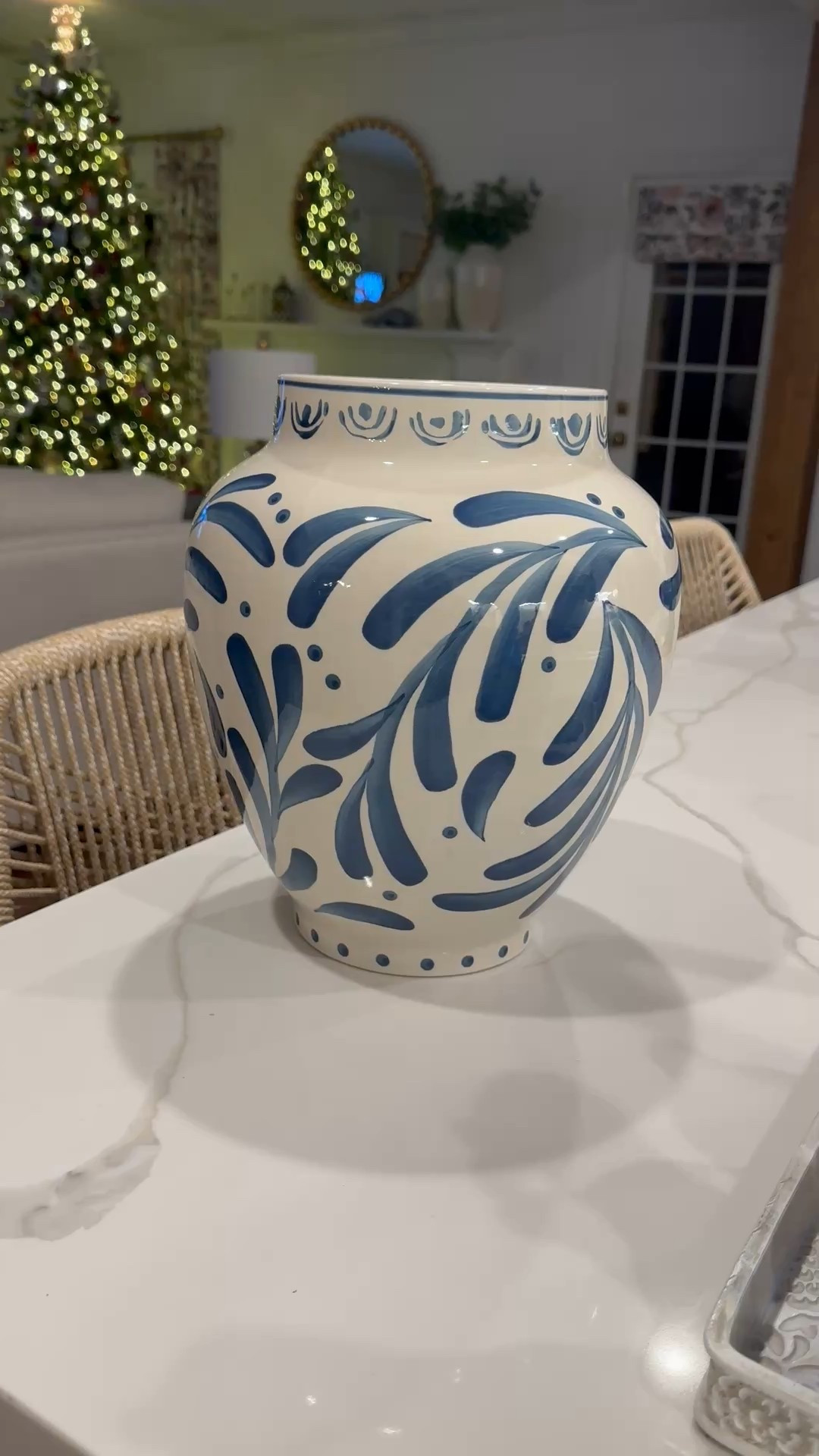 The ceramic vases at Target right now are unreal!  I snagged TWO of these beauties at my local store this week - the size is fantastic for only $40!