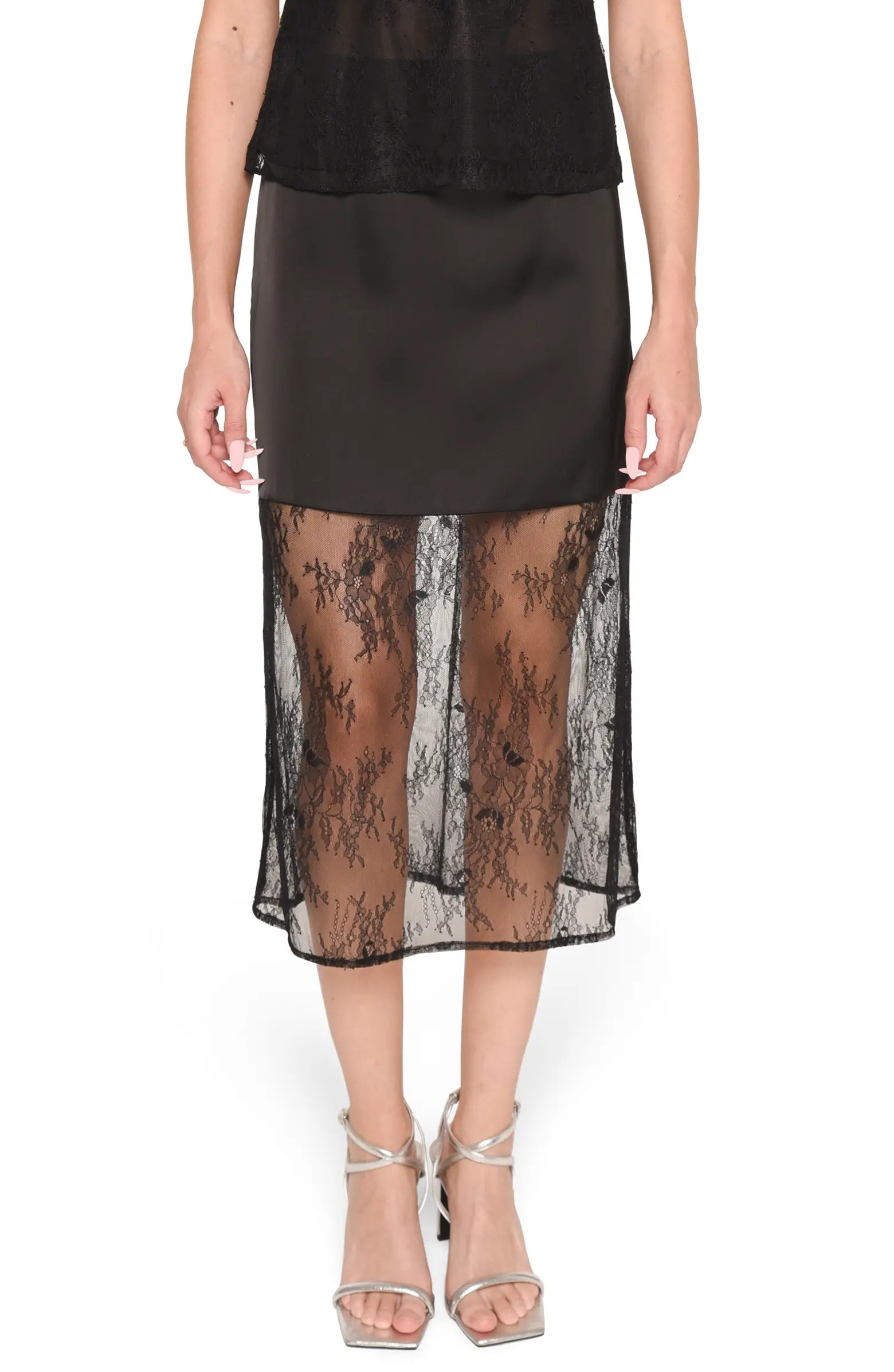 x Jourdan Sloane Kate Ruched Midi Skirt | Nordstrom