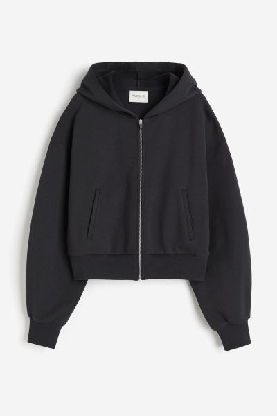 Hooded Jacket - Black - Ladies | H&M US | H&M (US + CA)