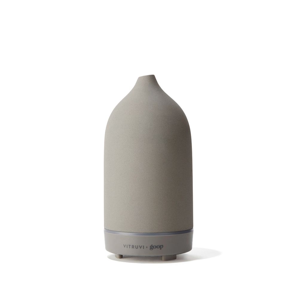 vitruvi Goop Exclusive Stone Diffuser for Aromatherapy in French Grey | goop