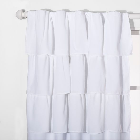 Ruffle Blackout Curtain Panel - Pillowfort™ | Target