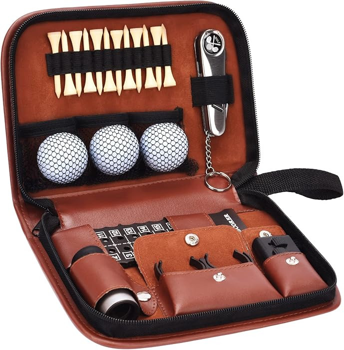 Golf Gifts for Men and Women, Golf Accessories Set with Hi-End Case, Golf Balls, Rangefinder, Gol... | Amazon (US)