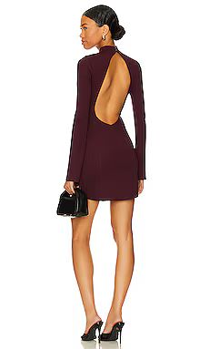 Lovers and Friends Tanya Mini Dress in Midnight Burgundy from Revolve.com | Revolve Clothing (Global)