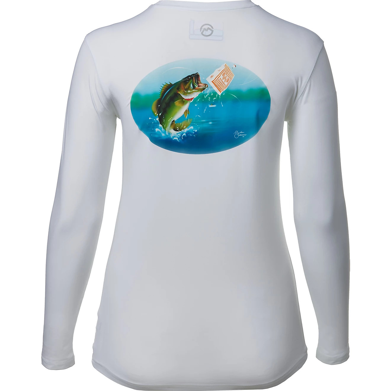 Magellan Outdoors Women’s Whataburger Airbrush Bass Long Sleeve T-shirt | Academy Sports + Outdoors
