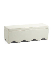 54.5in Scalloped Storage Bench | Home | Marshalls | Marshalls