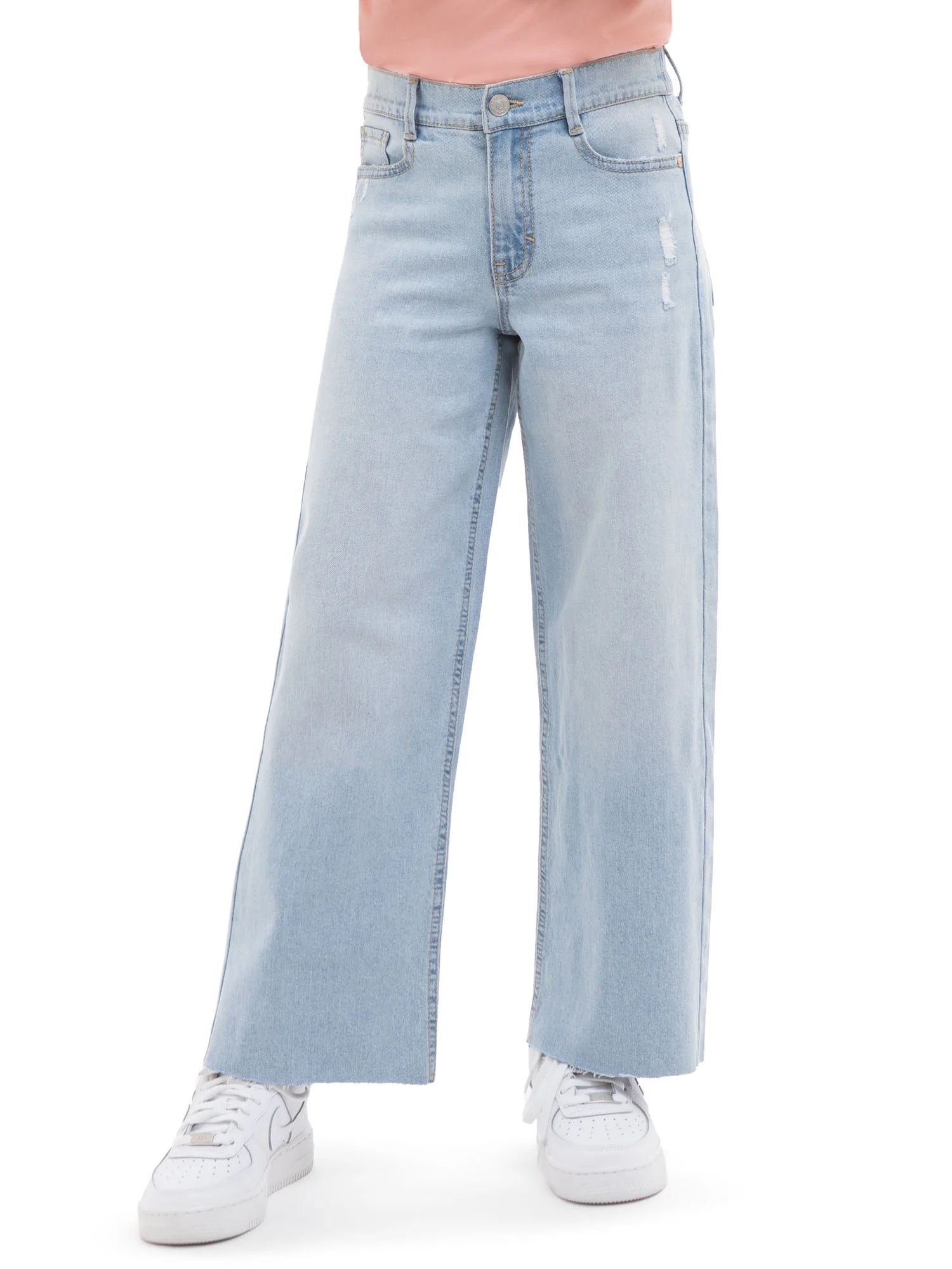 Jordache Girls Wide Leg Jeans, Sizes 5-18 | Walmart (US)