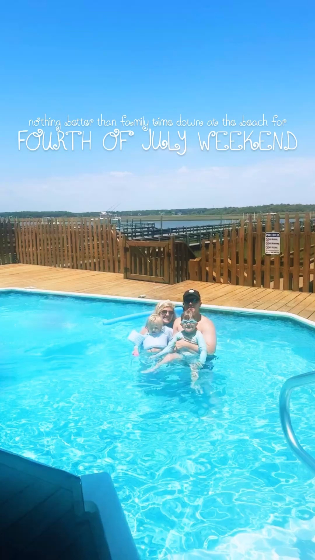 Happy Fourth of July “Eve,” y’all!! 🇺🇸🎇🌊🌞🏝️❤️🤍💙 #fourthofjulyweekend #cousintime #cousinsbeachweekend #fourthofjulybeachtrip #cousinlovin 

All the cousin lovin’ 🫶🏽 and fun in the sun 🌞 this beautiful start to the Fourth of July 🇺🇸 weekend!! ❤️🤍💙 Love all these beach cousin besties so!!! We’ve just been having the best time!! 🌊🐟🪏🪣🐚🏝️

Nothing beats Fourth of July 🇺🇸 weekend down at the beach house with all the family together!!! 🤩 Oh how I love being reunited with all three of my sisters 👯‍♀️👯‍♀️ and their husbands 💙 and allll the babies 👶🏼 between us now!! 💖🩵 Also, Wes bought them all little fishing 🎣 nets and it has been quite the hit!! 🤩 

And woke up to the Fourth of July 🇺🇸 “Eve” morning view of my dreams here at the family beach house!! ☕️🌊📖❤️🤍💙 And this “Fourth of July eve” called for fishing 🎣 fun 😉, kite 🪁 flying 💨, soaking the sweetest baby Margaret 🤱 snuggles 🥰, and even got some shaved ice 🍧 for the cousin besties 👶🏼🩵💖, too!! 😋