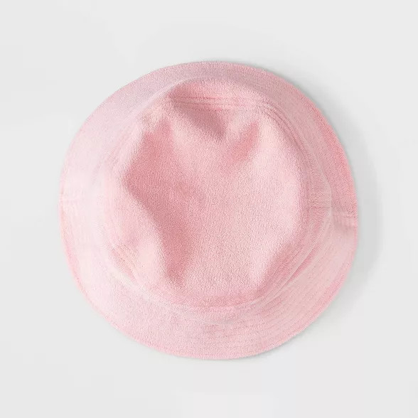 Kids' French Terry Bucket Hat - Cat & Jack™ Pink | Target