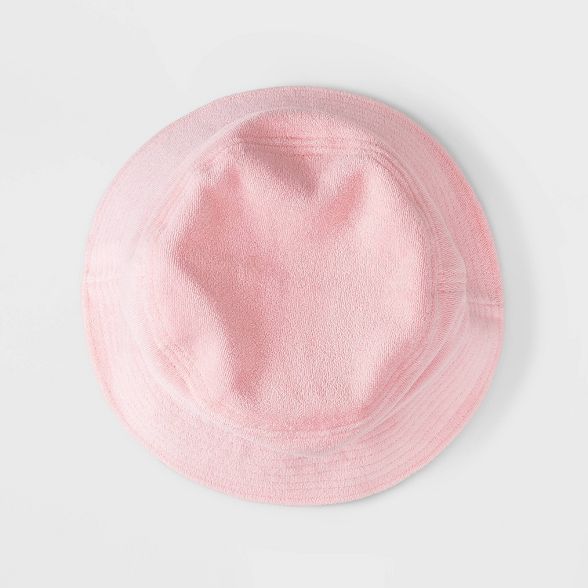 Kids' French Terry Bucket Hat - Cat & Jack™ Pink | Target