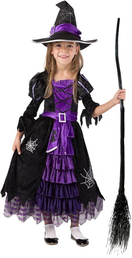 Spooktacular Creations Fairytale Witch Cute Witch Costume Deluxe Set for Girls (S 5-7) | Amazon (US)