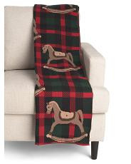 Plaid Rocking Horse Throw | Home | TJ Maxx | TJ Maxx