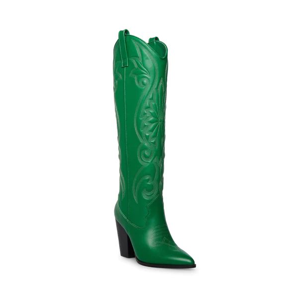 LASSO GREEN LEATHER | Steve Madden (US)