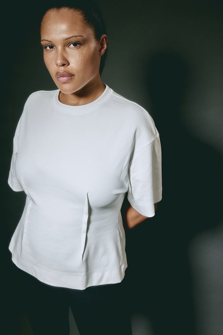 Tapered-waist T-shirt | H&M (US + CA)