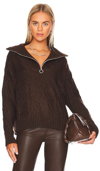 x REVOLVE Jax Knit Pullover in Brown | Revolve Clothing (Global)