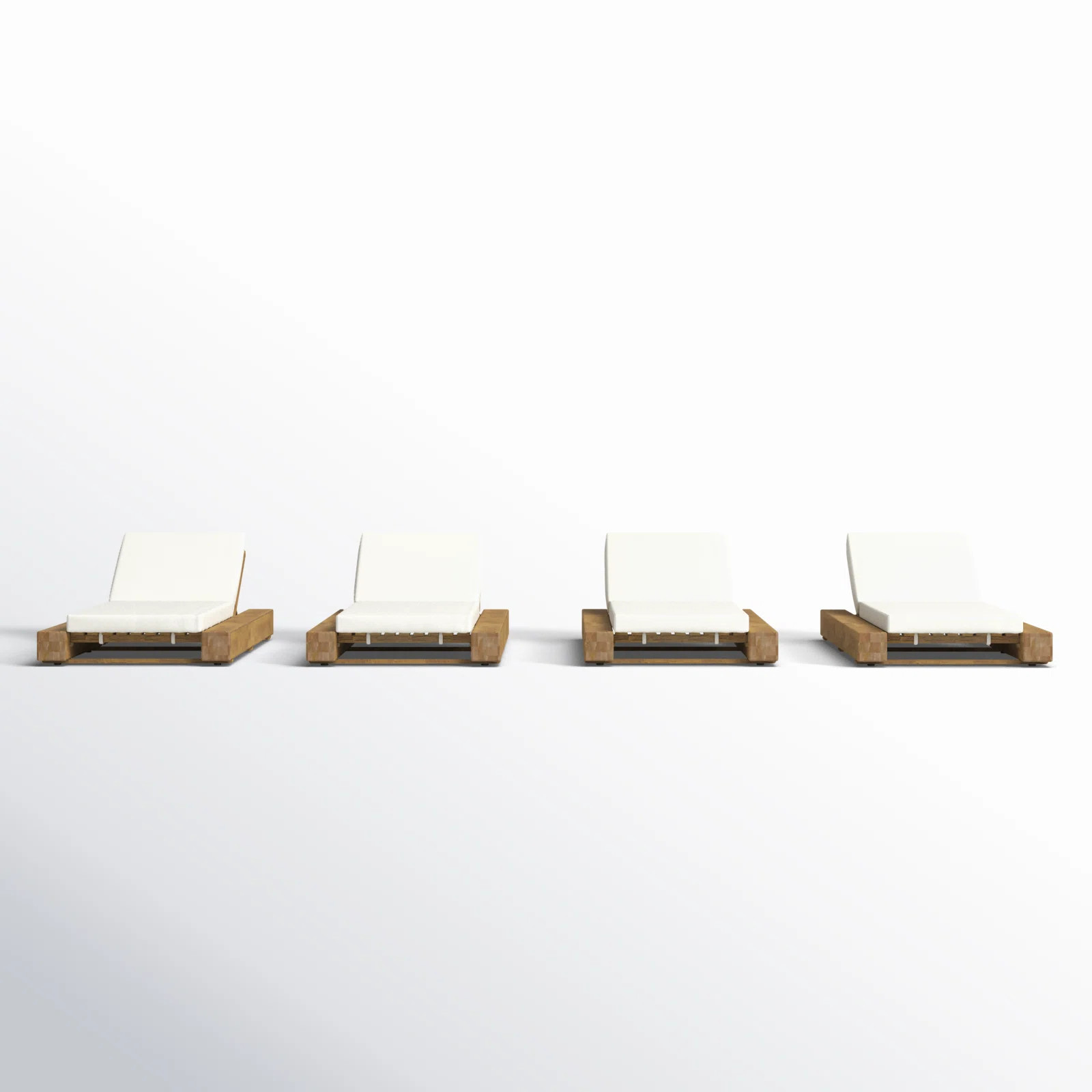 AllModern Lyor Outdoor Reclining Chaise Lounge with Cushion & Reviews | Wayfair | Wayfair North America