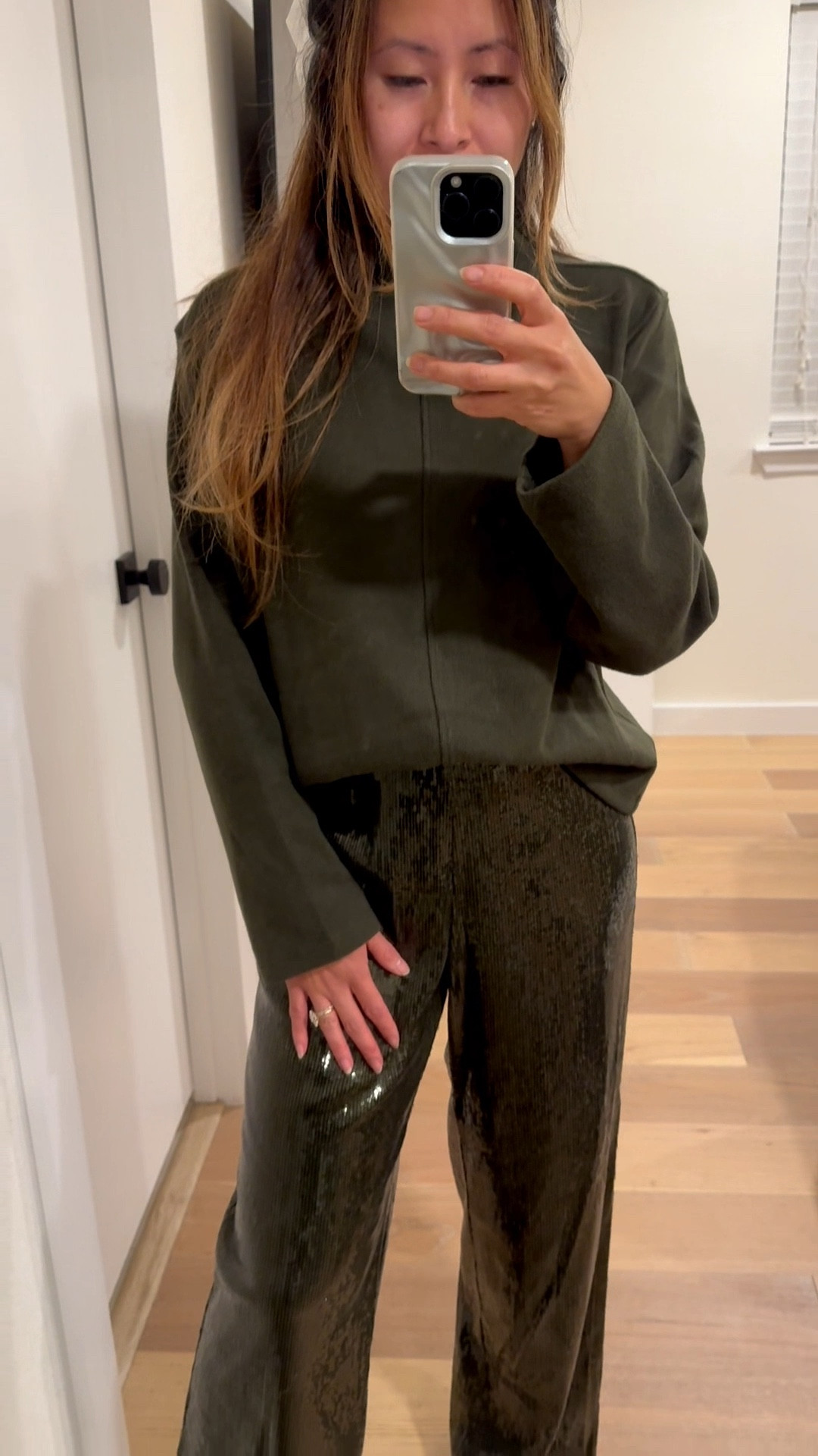 This set at Target caught my eye! Pair this comfy top with sequin bottoms for a fun date night outfit. Or pair with its matching lounge pants for a cute airport outfit. 

#LTKHoliday #LTKootd #LTKTravel