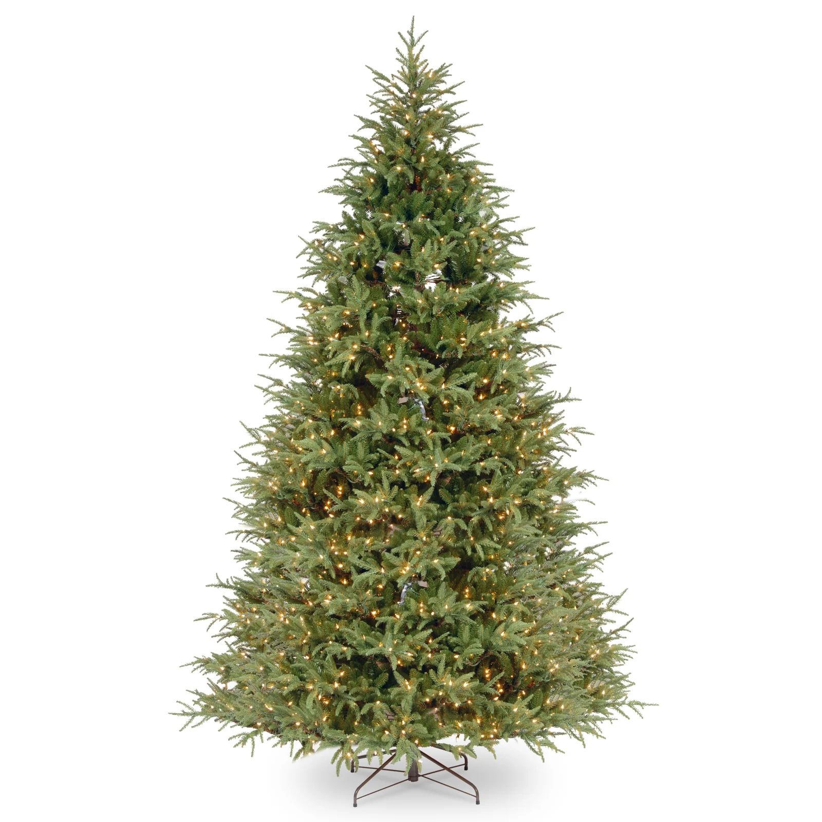 Frasier Grande 90" Extra Full Green Realistic Artificial Christmas Tree with 1000 Lights | Wayfair North America