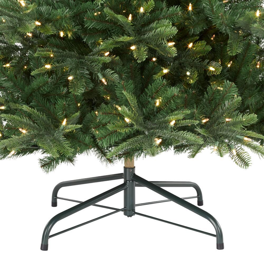 9 ft Colorado Green Fir LED Pre-Lit Artificial Christmas Tree with 800 Warm White Lights | The Home Depot