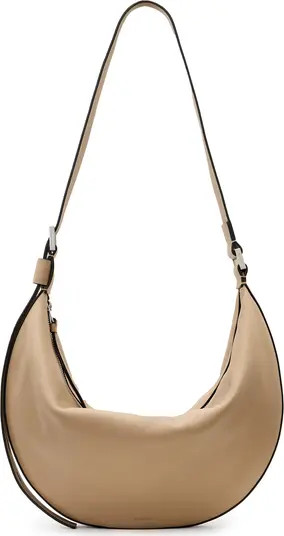 AllSaints Half Moon Leather Shoulder Bag | Nordstrom | Nordstrom