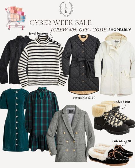 Cyber week sale. JCrew sale  

#LTKunder100 #LTKsalealert #LTKCyberweek