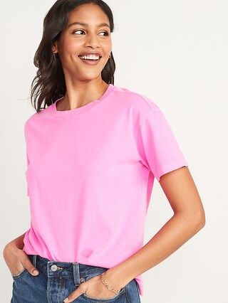 Short-Sleeve Vintage Easy T-Shirt for Women | Old Navy (US)