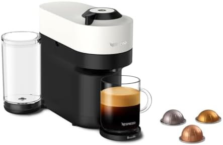 Nespresso Vertuo Pop+ Coffee and Espresso Maker by Breville, Coconut White | Amazon (US)