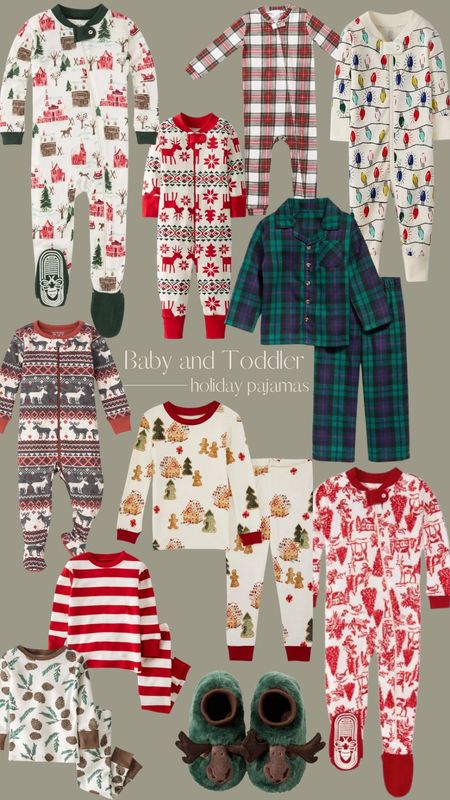Baby and toddler pajamas, Christmas pajamas

#LTKkids #LTKHoliday #LTKbaby
