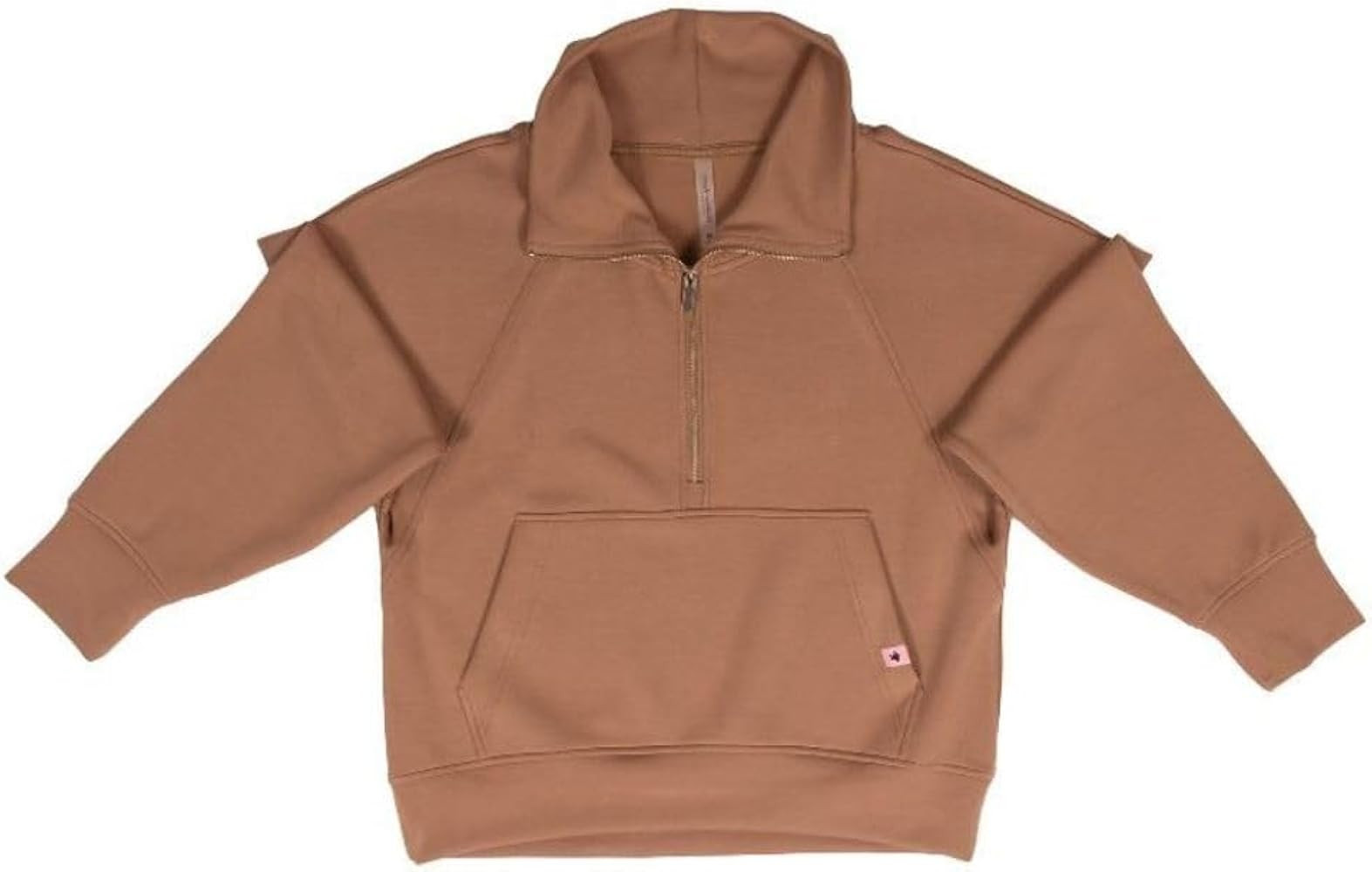 Simply Southern Half Zip Raglan Sweatshirt, Umber, Ladies, Size M | Amazon (US)