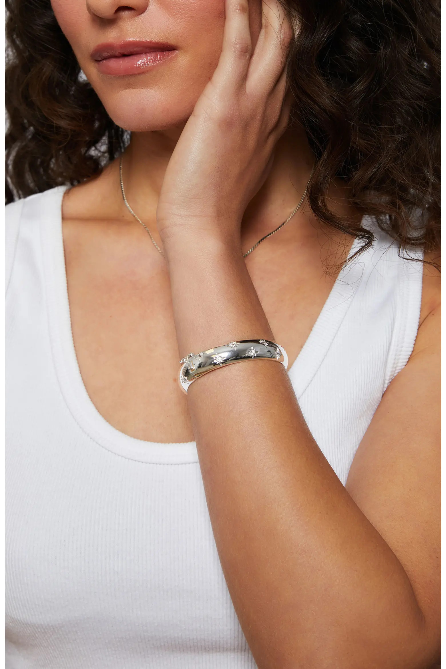 Celeste Cubic Zirconia Cuff Bracelet (Women) | Nordstrom | Nordstrom