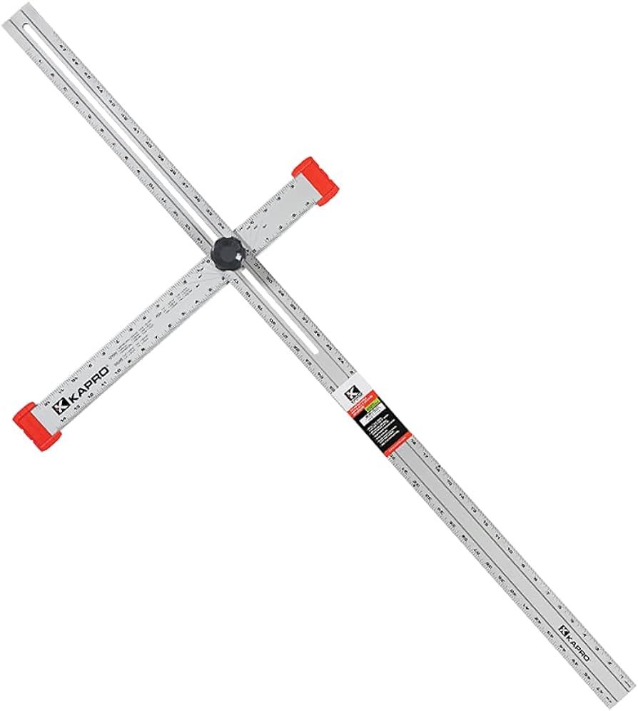 Kapro - 317 Adjustable Drywall T-Square Tool - Aluminum - for Layout and Marking - Features Slidi... | Amazon (US)