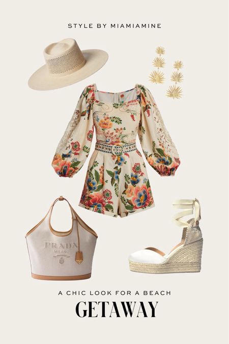 Beach vacation outfit / vacation outfit ideas / Nashville outfit 
Farm Rio romper
Prada linen tote
Castaner espadrille wedges
Straw hat


#LTKSeasonal #LTKtravel #LTKstyletip