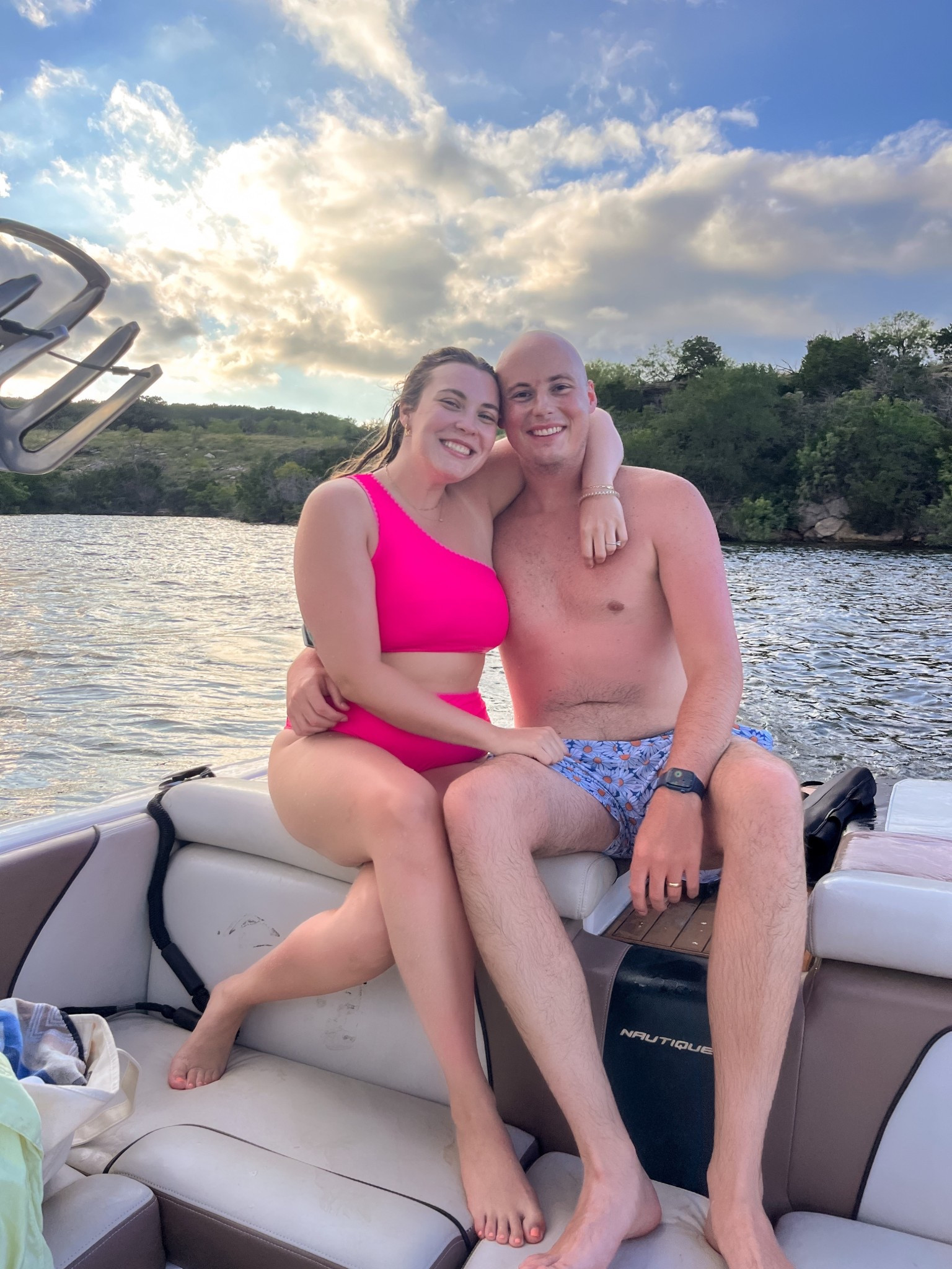 lake days >>>
Love this suit - it has a removable shoulder bow and is super flattering with a high waist bottom! 

#LTKMidsize #LTKSwim #LTKFindsUnder50