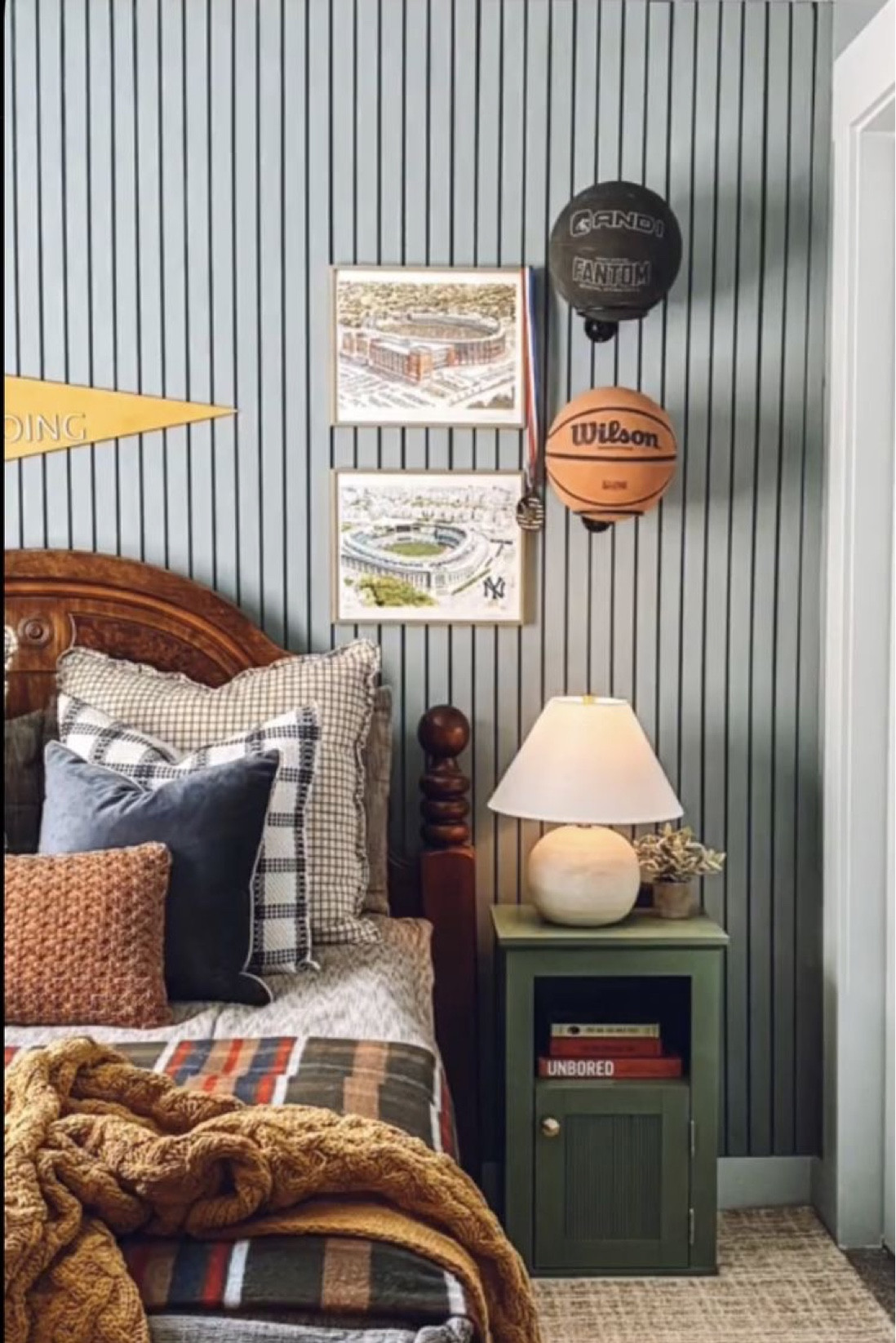Love this for the sports dad in you life! Gray for an office, bar area, kids room or garage. 

#LTKFind #LTKmens #LTKGiftGuide
