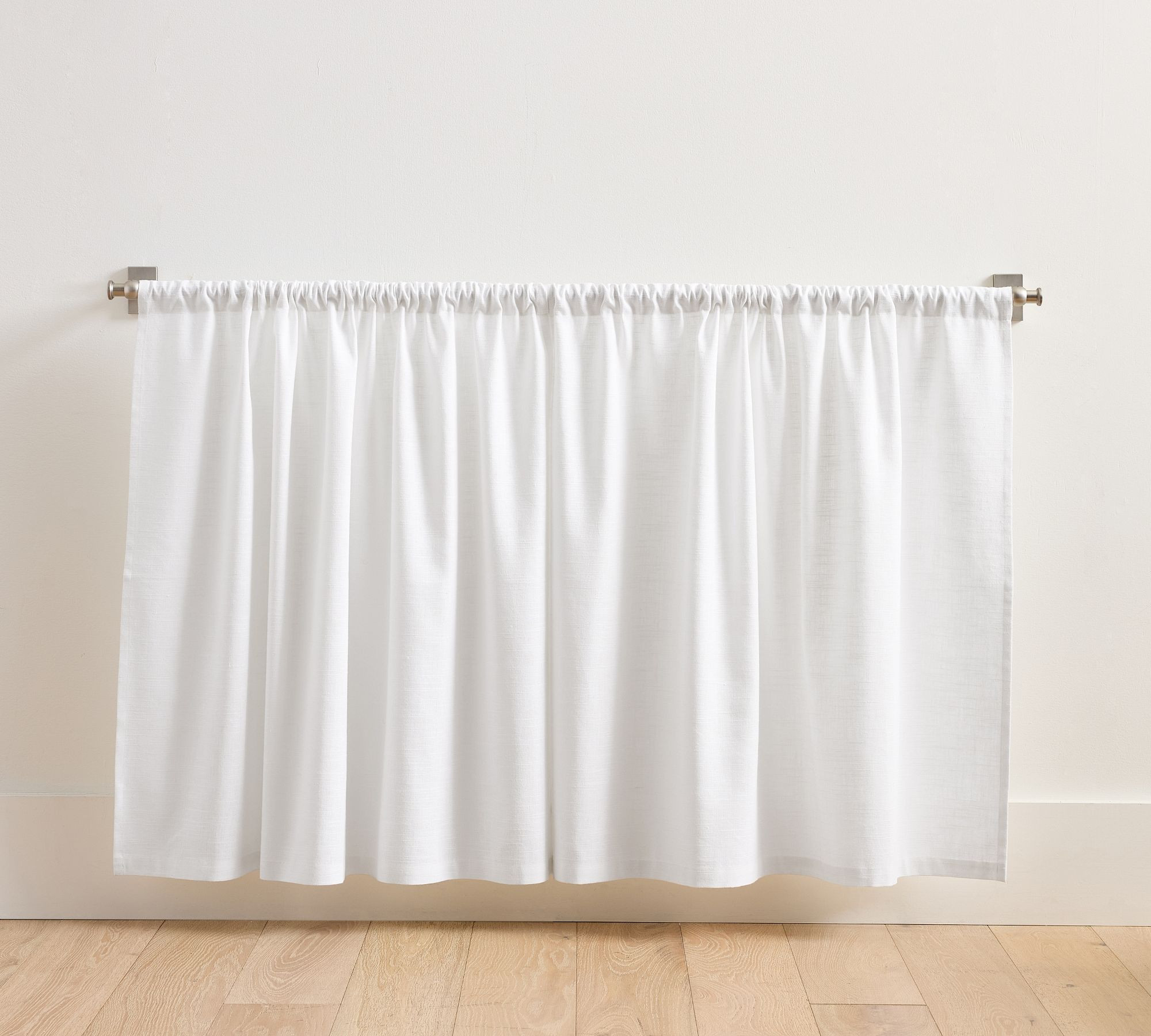 Emery Linen Cafe Curtain | Pottery Barn (US)