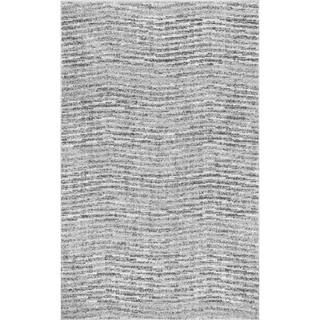 nuLOOM Sherill Modern Ripples Gray 9 ft. x 12 ft. Area Rug-BDSM01A-9012 - The Home Depot | The Home Depot
