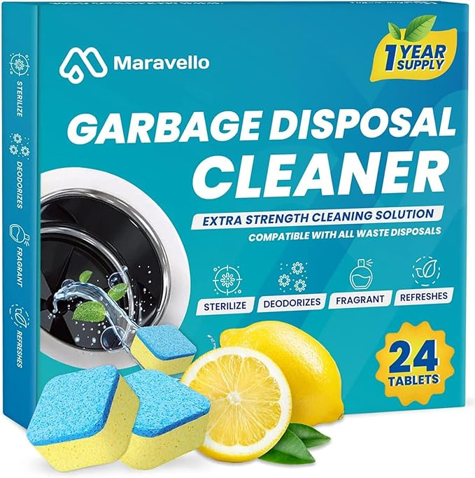 Maravello Disposal Cleaner and Deodorizer, Powerful Extra-Strength Sink Disposal Cleaner with Fre... | Amazon (US)
