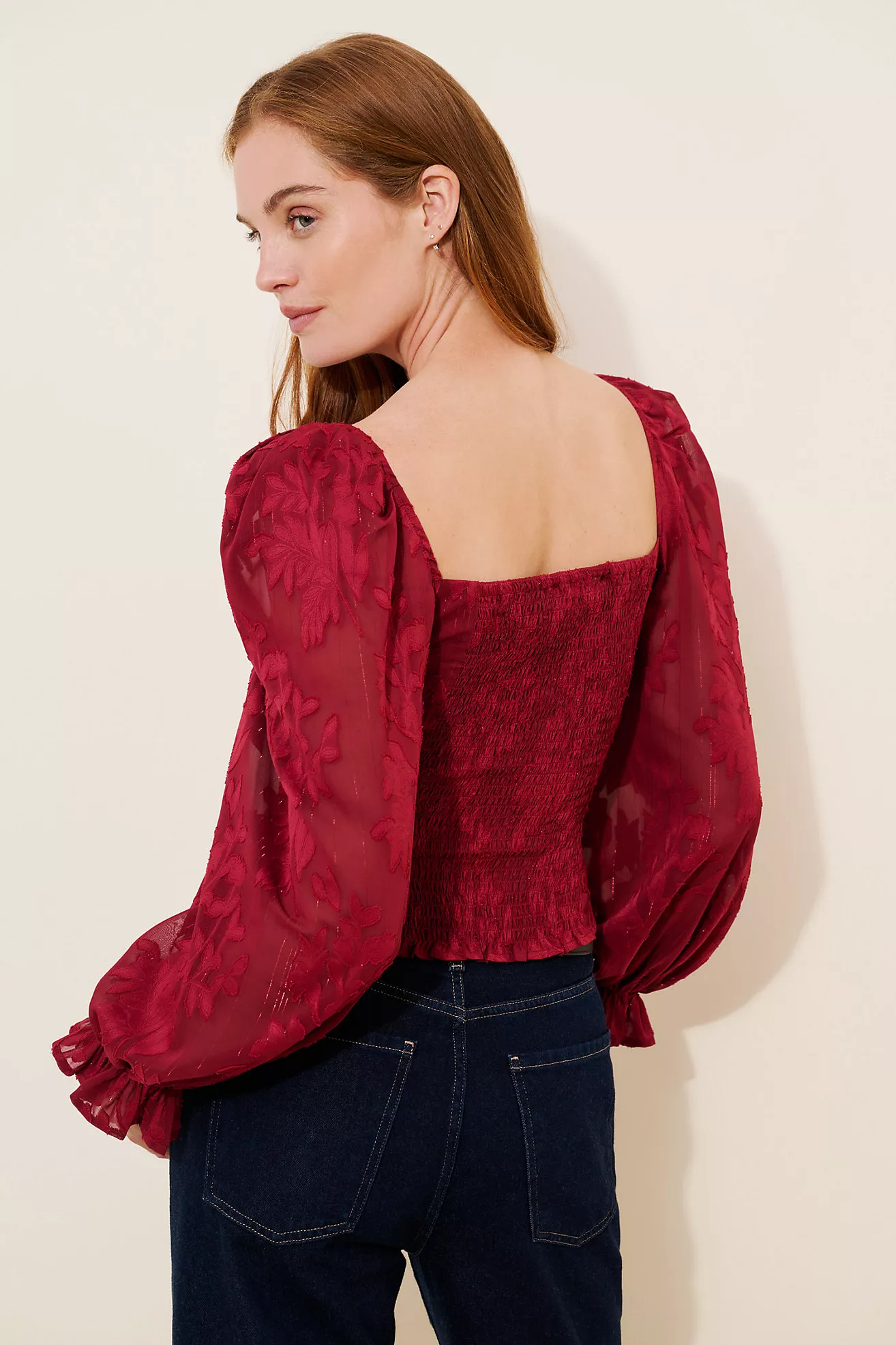 ASTR the Label Tonina Ruched Blouse | Anthropologie (US)