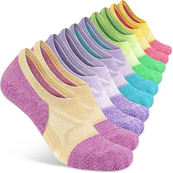 Gonii No Show Socks Womens Athletic Compression Running Low Cut Cushioned Socks 5 Pairs | Amazon (US)