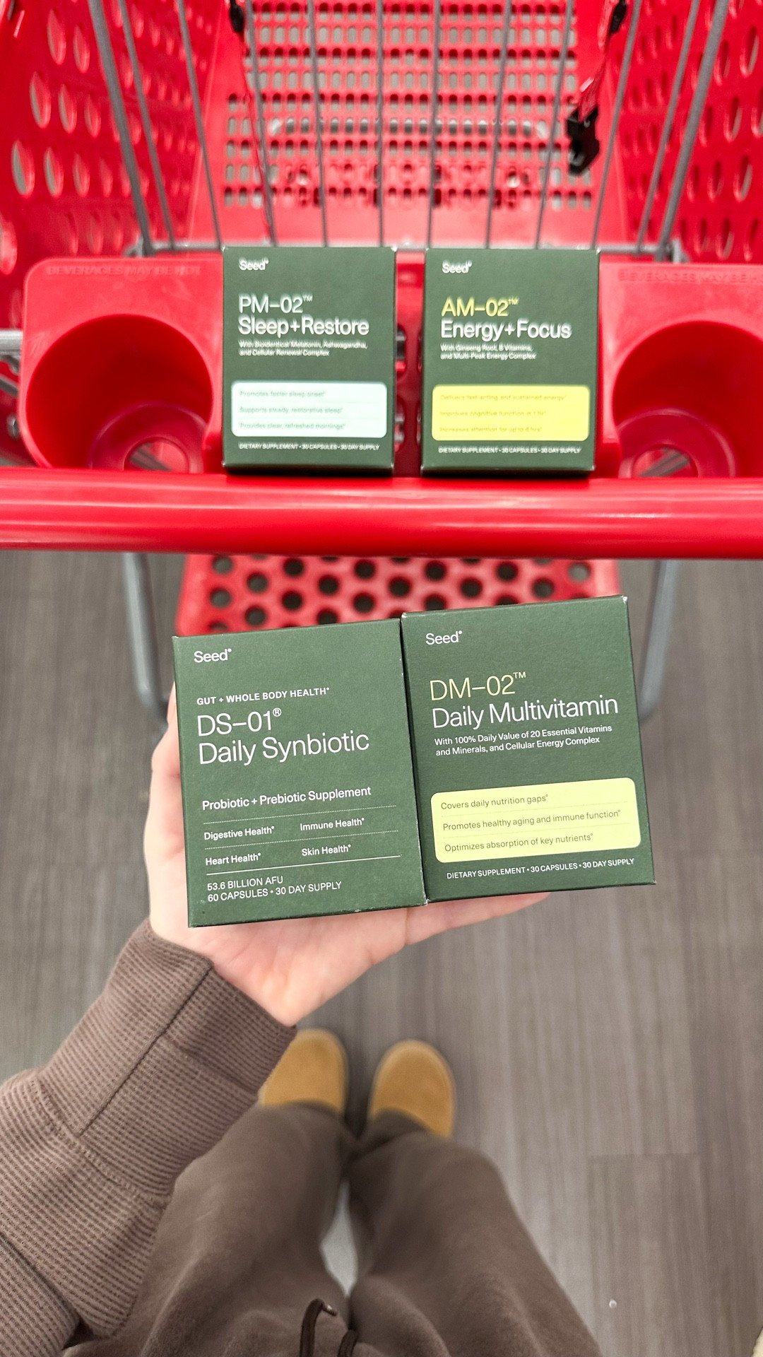 Stocked up on my new wellness favorites from Seed at Target to start the new year on the right foot! Bee loving their supplements, especially the Daily Synbiotic Probiotic!

#LTKfoodie #LTKfitnessgoals #LTKmorningroutine
