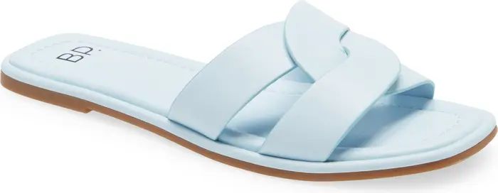 Ariya Faux Leather Slide Sandal | Nordstrom