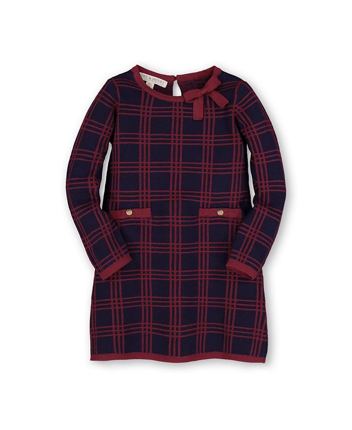 Hope & Henry Hope Henry Girls' Bow Detail Sweater Dress, Toddler & Reviews - Dresses - Kids - Mac... | Macys (US)
