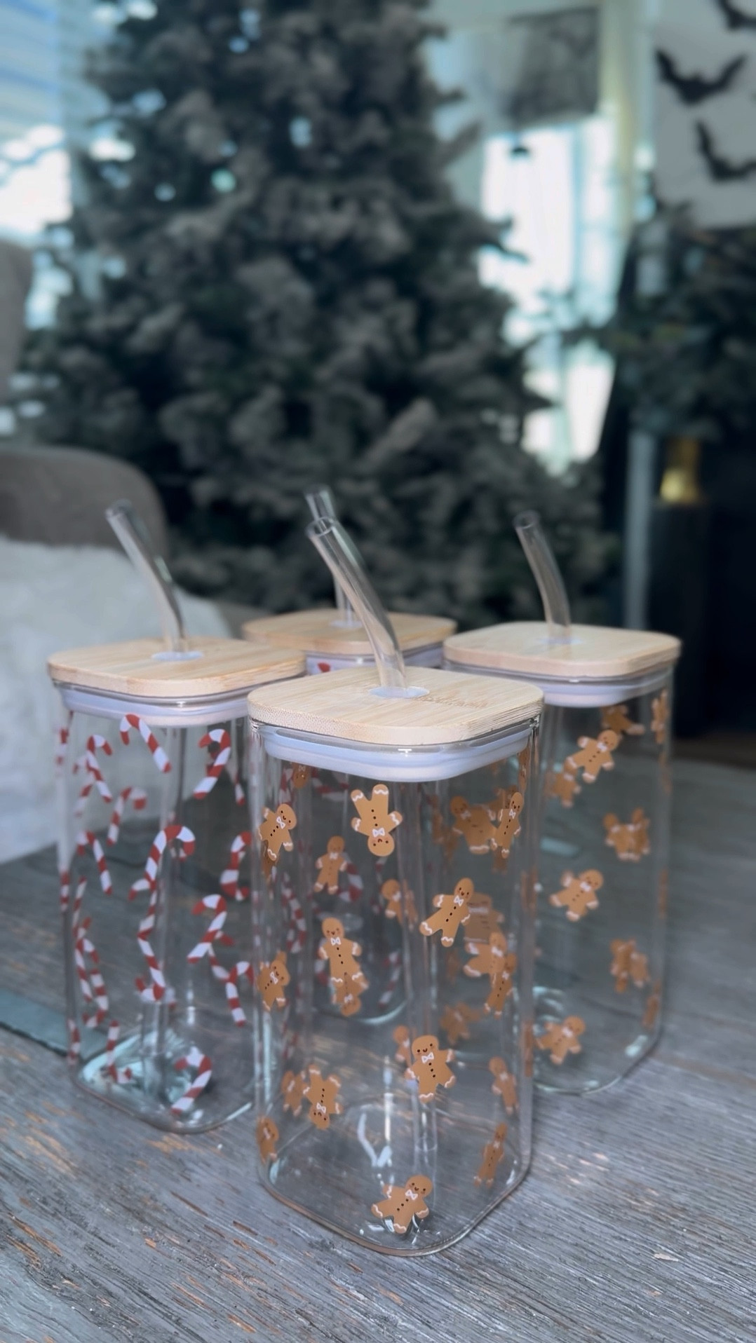 Square glass tumblers from Walmart under $15 ❤️

#LTKHoliday #LTKSeasonal #LTKHome