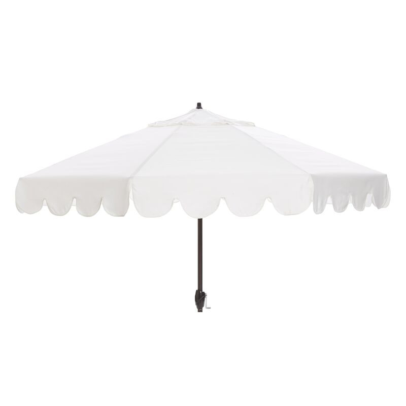 Phoebe Scallop-Edge Patio Umbrella | One Kings Lane