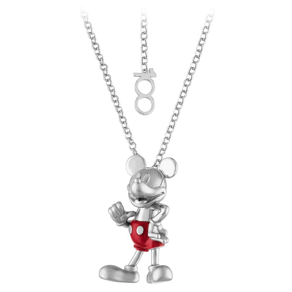 Mickey Mouse Disney100 Sterling Silver Necklace by Rebecca Hook | Disney Store