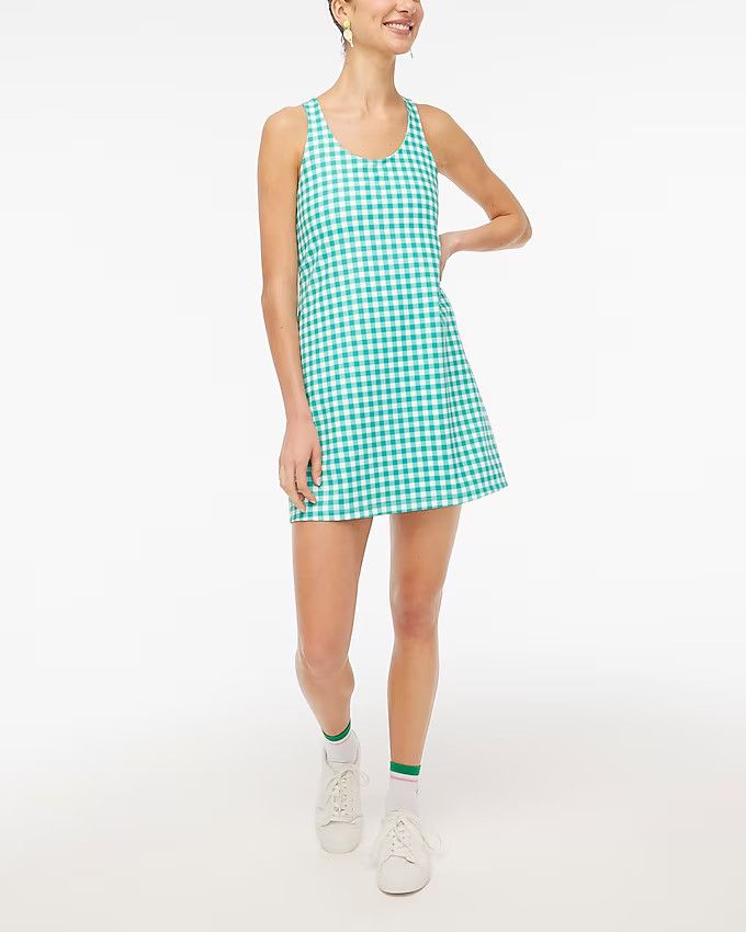 Printed racerback active dress | J.Crew Factory